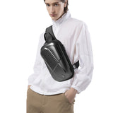 Hard Shell Sling Crossbody Bag for Men Paper Clip Women Travel Backpack Hard Shell Waterproof Bag