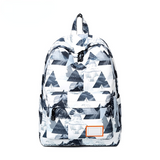 Doodle School Backpack for Girls Waterproof Oxford Teenagers Schoolbag