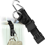 Add A Bag Luggage Strap Jacket Gripper, ZINZ D-Ring Hook Baggage Suitcase Straps Belts Travel Accessories