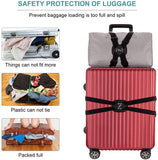 Luggage Straps Adjustable Belt High Elastic Suitcase  Bag Bungees with Buckles