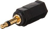 ZINMARK 107121 2.5mm Mono Plug to 3.5mm Mono Jack Adaptor, Gold Plated