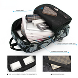 Schoolbag Canvas for Women School Backpack Travel Bag Lightweight