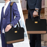 Laptop Sleeve Bag 15.6 Inch Briefcase with Shoulder Strap Expandable Water-Resistant Carrying Bag