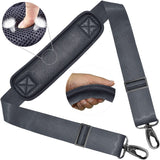 ZINZ Shoulder Strap 58" Universal Handbag Strap with Ultra-Thick Fixed Padded and Dual Balanced Adjustable Buckles  for Briefcase Messenger Laptop Bag Luggage