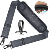 Shoulder Strap 78" Universal Handbag Strap with Ultra-thick Fixed Padded and Dual Balanced Adjustable Buckles Shoulder Crossbody Strap for Briefcase Messenger Bag Laptop bag Luggage