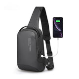 Sling Crossbody Bag Shoulder Bag Travel Anti-theft Water-repellent Crossbody Bags USB Charging Messenger Bag
