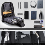 Sling Bag Fit in 14.1inch Laptop with USB Charging Bottle Pocket 8L