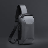 Sling Crossbody  Bag with TSA Anti-theft Lock Men Crossbody Bag Free-Charging Men Shoulder Bag