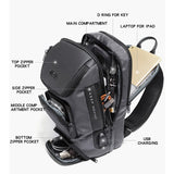 Anti-theft Sling Crossbody Bag for Men Crossbody Bag Waterproof Short Trip Travel Bag