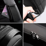 Sling Crossbody Bag for Men Travel Bag Waterproof Short Trip Crossbody Bag USB Charging