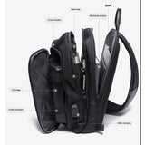 Sling Crossbody Bag Casual Crossbody Bags Male USB Charging Shoulder Bag Oxford Messenger Bag Waterproof