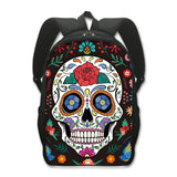 Grim Reaper Skull Backpack for Teenage Boys Children School Bags Punk Women  Travel Bags