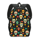 Grim Reaper Skull Backpack for Teenage Boys Children School Bags Punk Women  Travel Bags