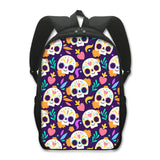 Grim Reaper Skull Backpack for Teenage Boys Children School Bags Punk Women  Travel Bags