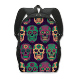 Grim Reaper Skull Backpack for Teenage Boys Children School Bags Punk Women  Travel Bags