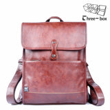 Vegan Leather Backpack Vintage for Women Travel Backpack School Bag