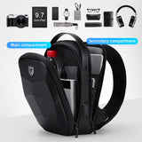 Hard Shell Sling Bag Crossbody Bag For Men Waterproof Anti-theft Men's Shoulder Bag Multifunction USB Charging Chest Bags