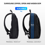 Slim Laptop Backpack 15.6 Inch Black Business Expandable Laptop Backpacks School Bags