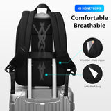 Slim Laptop Backpack 15.6 Inch Black Business Expandable Laptop Backpacks School Bags