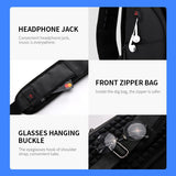 Sling Crossbody Bags Men USB Charging Chest Pack Short Trip Messengers Bag Shoulder Bag