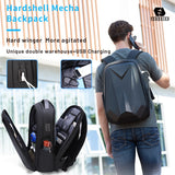 Backpack with Chest Strap for Men Hardshell 15.6 Inch Laptop Backpack with USB Charging Travel Backpack