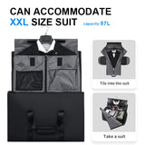 Duffle Bag with Shoe Compartment Travel for Men 57L Large Capacity Suit Luggage Bag