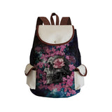 Skull Printed Ladies Backpack Cartoon Fashion School Bag Halloween Children's Backpack
