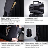 Anti Theft Backpack for Work Men 15.6'' Laptop Travel Backpacks Teenager Schoolbag