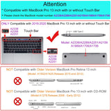 MacBook Pro Case M1 Chip 13 inch Case Plastic Hard Shell Cover Sleeve Bag Keyboard Cover Screen Protector