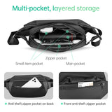 Crossbody Sling Bag Men Travel Water Resistant Chest Bag  Light Weight Bag Nylon & Oxford