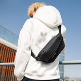 Crossbody Sling Bag Men Travel Water Resistant Chest Bag  Light Weight Bag Nylon & Oxford