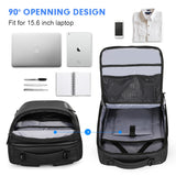 Business Travel Laptop Backpack for Men USB Charging  Port Waterproof 15.6 inch