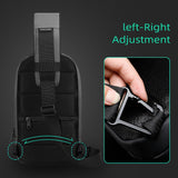Anti-theft Sling Crossbody Bag for Men Short Trip Crossbody Bag  USB Charging Water-resistant Messenger