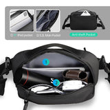 Crossbody Bag for Men Water Repellent Shoulder Bag Short Trip for 9.7 inch iPad