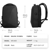 Travel Backpack with Raincoat Anti-theft Men Backpack Waterproof 15.6 inch Laptop Bag Man Travel Bag