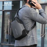Anti-theft Sling Crossbody Bag Crossbody Bag Waterproof Men Sling Bag Fit 9.7 inch Ipad Fashion Shoulder Bag