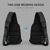 Anti-theft Sling Crossbody Bag Crossbody Bag Waterproof Men Sling Bag Fit 9.7 inch Ipad Fashion Shoulder Bag