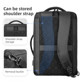 Convertible Backpack with Carry Handles Expandable 39L Carry-on Backpack Waterproof USB Charging Port