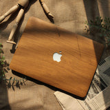 Wood Macbook Pro Case Laptop Case for Macbook Air Wood Grain Protective Wood Case for Apple Mac Air Pro 13 15 16 inch