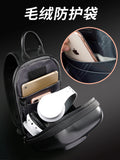 Hard Shell Sling Crossbody Bag for Men Paper Clip Women Travel Backpack Hard Shell Waterproof Bag