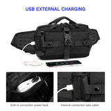 Men Sling Cross Bag Fanny Pack for Teenager Outdoor Sports Waterproof Shoulder Crossbody Bags