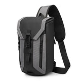 Sling Crossbody Bag Backpack Multi-layer Sling Bag Waterproof Shoulder Bag