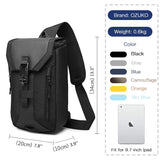 Sling Crossbody Bag Backpack Multi-layer Sling Bag Waterproof Shoulder Bag