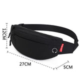Simple Fanny Pack Shoulder Bag for Men Women Travel Bag Waterproof