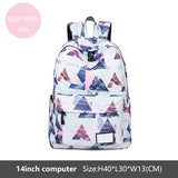 Doodle School Backpack for Girls Waterproof Oxford Teenagers Schoolbag
