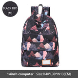 Doodle School Backpack for Girls Waterproof Oxford Teenagers Schoolbag