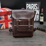 Women's Leather Backpack Vintage Backpack for Women PU Leather School Backpack