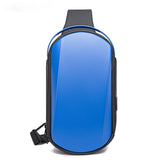 Hard Shell Sling Crossbody Bag TPU Waterproof Travel Bag Messenger Backpack Chest Bag for Women Men