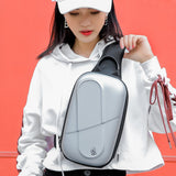 Hard Shell Sling Crossbody Bag for Men Paper Clip Women Travel Backpack Hard Shell Waterproof Bag