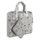 Laptop Sleeve 13 13.3 13.5 Inch Marble Case for MacBook Air Pro Surface Laptop Waterproof Notebooks Hand Bag with Handle and Small Case